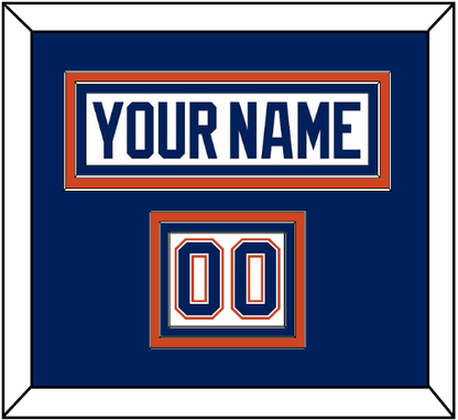 Edmonton Nameplate & Number (Shoulder) - Road White - Premier Tier 2