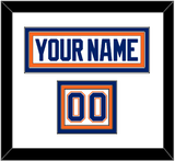 Edmonton Nameplate & Number (Shoulder) - Home White (1981-1994) - Triple Mat 1