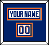 Edmonton Nameplate & Number (Shoulder) - Home White (1981-1994) - Triple Mat 2