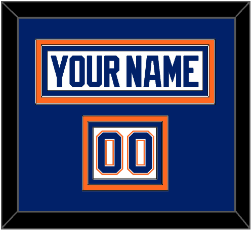 Edmonton Nameplate & Number (Shoulder) - Home White (1981-1994) - Premier Tier 2