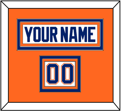 Edmonton Nameplate & Number (Shoulder) - Home White (1981-1994) - Premier Tier 3