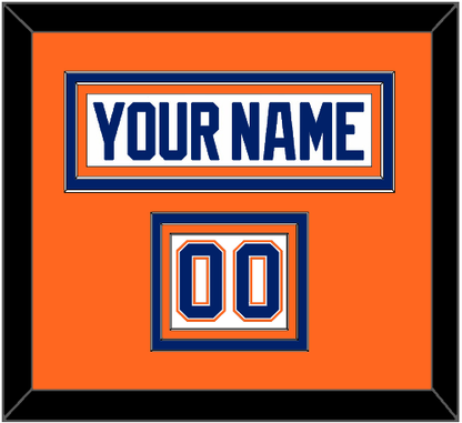 Edmonton Nameplate & Number (Shoulder) - Home White (1981-1994) - Premier Tier 3