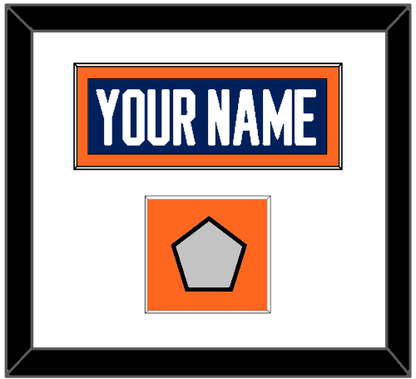 Edmonton Nameplate & Stanley Cup Champions Patch - Road Blue (1981-1994) - Essential Tier 1