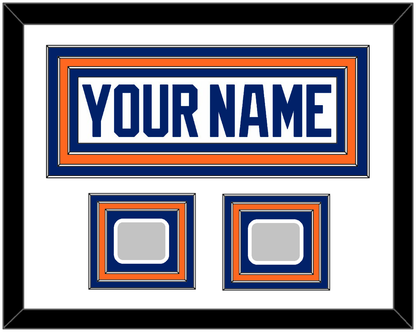 Edmonton Nameplate & 2 Stanley Cup Champions Patches - Home White (1981-1994) - Premier Tier 2