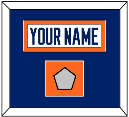 Edmonton Nameplate & Stanley Cup Champions Patch - Home White (1981-1994) - Essential Tier 2