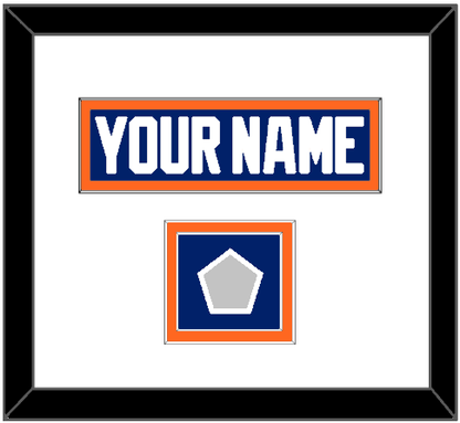 Edmonton Nameplate & 1990 Stanley Cup Finals Jersey Patch - Road Blue (1981-1994) - Signature Tier 3