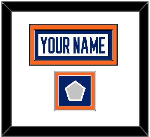 Edmonton Nameplate & Stanley Cup Champions Patch - Home White (1981-1994) - Signature Tier 1