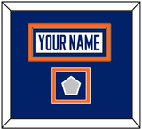 Edmonton Nameplate & Stanley Cup Champions Patch - Home White (1981-1994) - Double Mat 3