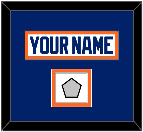 Edmonton Nameplate & 1990 Stanley Cup Finals Jersey Patch - Home White (1981-1994) - Signature Tier 4