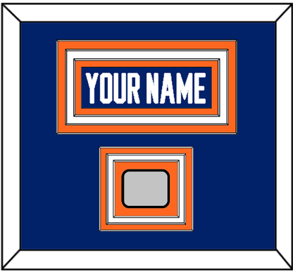 Edmonton Nameplate & 1990 Stanley Cup Finals Jersey Patch - Road Blue (1981-1994) - Premier Tier 1