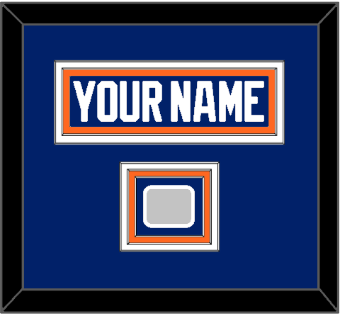 Edmonton Nameplate & 1990 Stanley Cup Finals Patch - Road Blue (1981-1994) - Premier Tier 3