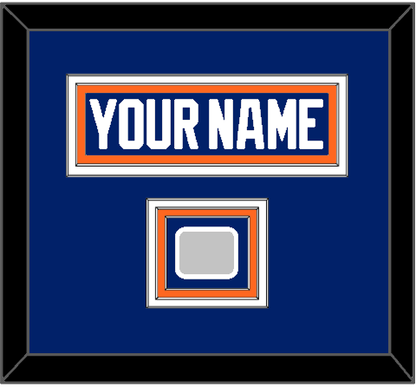 Edmonton Nameplate & 1990 Stanley Cup Finals Patch - Road Blue (1981-1994) - Premier Tier 3