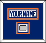 Edmonton Nameplate & 1990 Stanley Cup Finals Jersey Patch - Home White (1981-1994) - Triple Mat 4