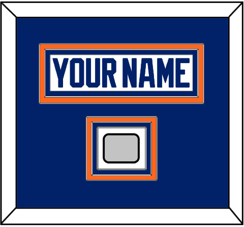 Edmonton Nameplate & Stanley Cup Champions Patch - Home White (1981-1994) - Premier Tier 4