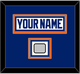 Edmonton Nameplate & 1990 Stanley Cup Finals Jersey Patch - Home White (1981-1994) - Triple Mat 4