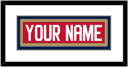 Florida Nameplate - Home Red (2016-2017) - Signature Tier 1
