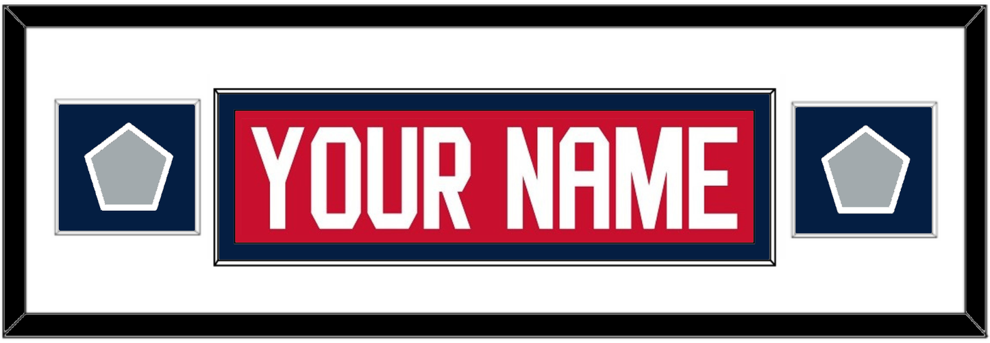 Florida Nameplate & 2 Stanley Cup Finals Patches - Home Red - Essential Tier 2