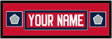 Florida Nameplate & 2 Stanley Cup Finals Patches - Home Red - Single Mat 4