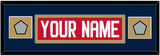 Florida Nameplate & 2 Stanley Cup Finals Patches - Home Red - Single Mat 6