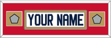 Florida Nameplate & 2 Stanley Cup Finals Patches - Road White - Single Mat 4