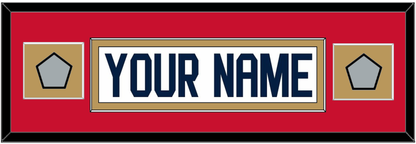 Florida Nameplate & 2 Stanley Cup Finals Patches - Road White - Essential Tier 4