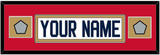 Florida Nameplate & 2 Stanley Cup Champions Patches - Road White - Single Mat 4