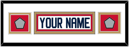 Florida Nameplate & 2 Stanley Cup Champions Patches - Road White - Signature Tier 2