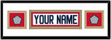 Florida Nameplate & 2 Stanley Cup Champions Patches - Road White - Double Mat 2