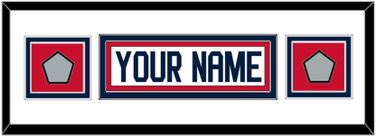Florida Nameplate & 2 Stanley Cup Finals Patches - Road White - Signature Tier 4