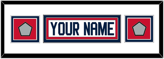 Florida Nameplate & 2 Stanley Cup Finals Patches - Road White - Signature Tier 4
