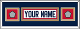Florida Nameplate & 2 Stanley Cup Finals Patches - Road White - Double Mat 8