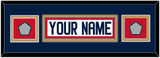 Florida Nameplate & 2 Stanley Cup Finals Patches - Road White - Double Mat 8