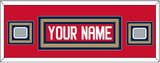 Florida Nameplate & 2 Stanley Cup Finals Patches - Home Red - Triple Mat 4