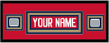 Florida Nameplate & 2 Stanley Cup Finals Patches - Home Red - Triple Mat 4