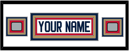 Florida Nameplate & 2 Stanley Cup Finals Patches - Road White - Premier Tier 2