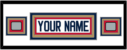 Florida Nameplate & 2 Stanley Cup Champions Patches - Road White - Premier Tier 2