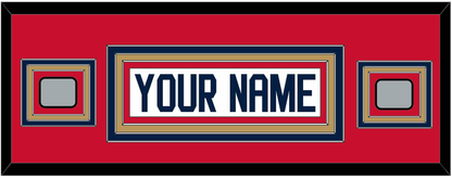 Florida Nameplate & 2 Stanley Cup Finals Patches - Road White - Premier Tier 4