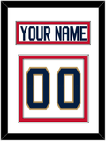 Florida Nameplate & Number (Back) - Road White - Double Mat 1