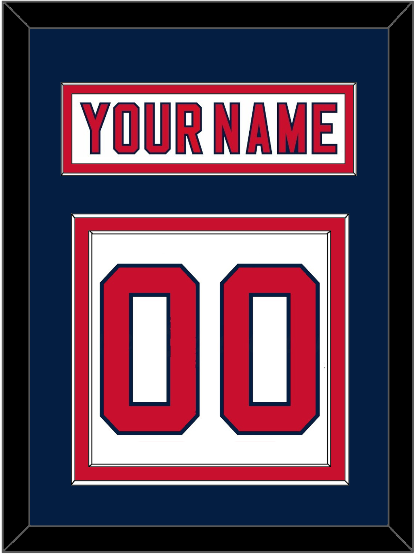 Florida Nameplate & Number (Back) - Road White (2007-2016) - Signature Tier 4