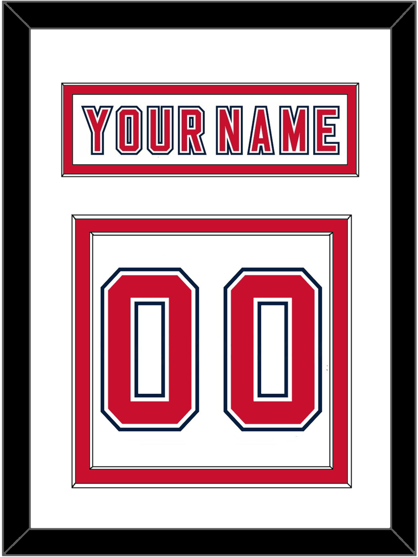 Florida Nameplate & Number (Back) - Road White (2006-2007) - Signature Tier 1
