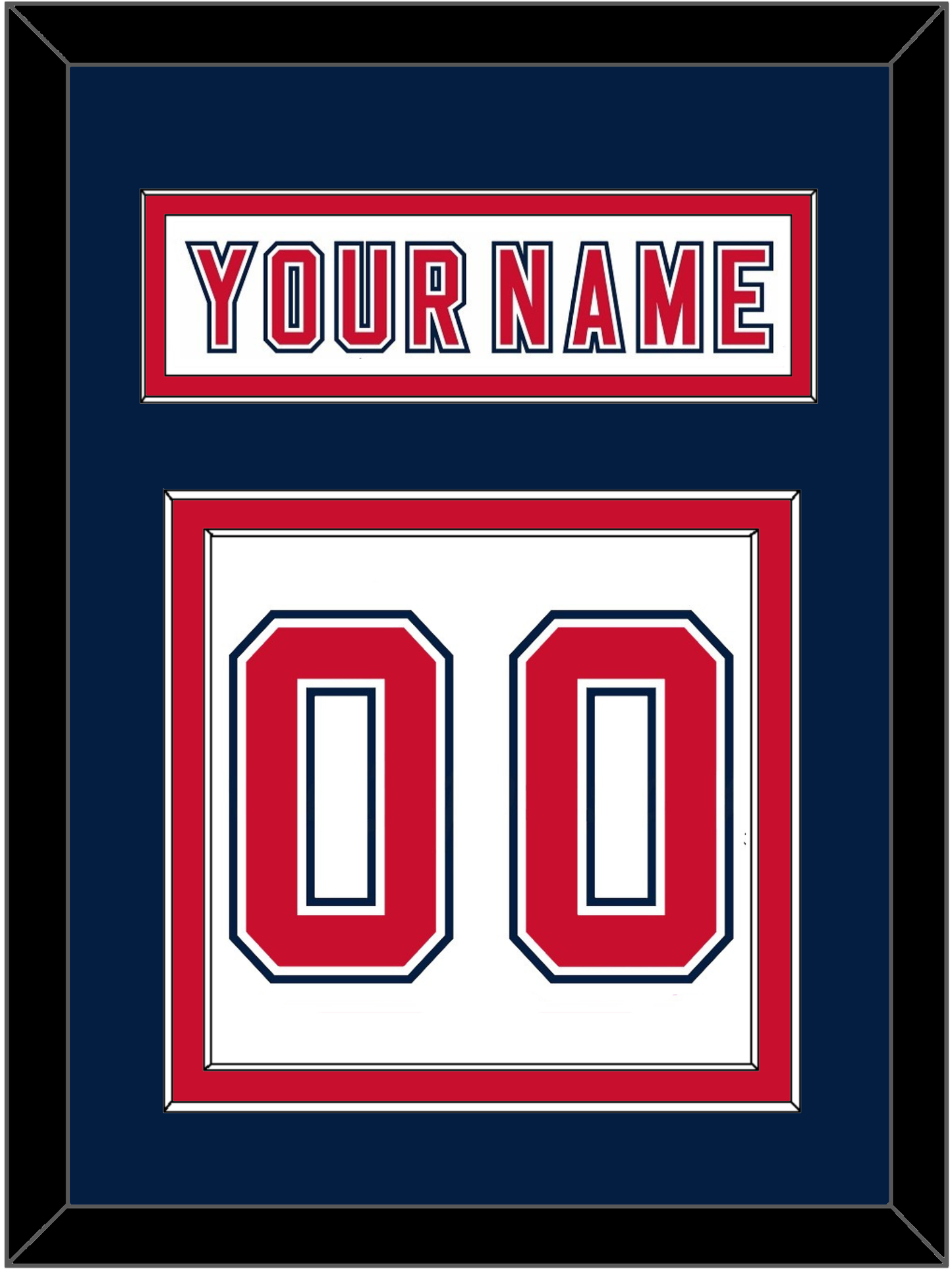 Florida Nameplate & Number (Back) - Road White (2006-2007) - Signature Tier 4