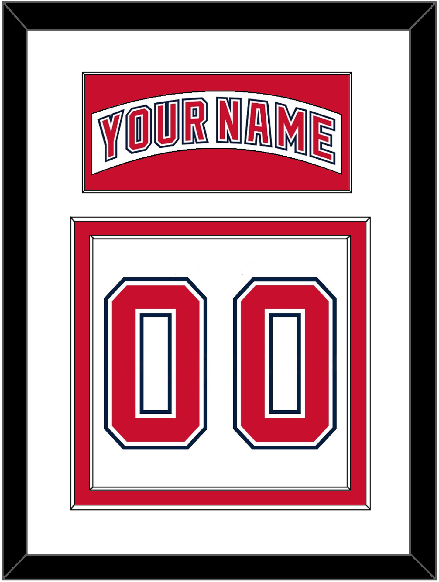 Florida Nameplate & Number (Back) - Road White (2003-2006) - Signature Tier 1