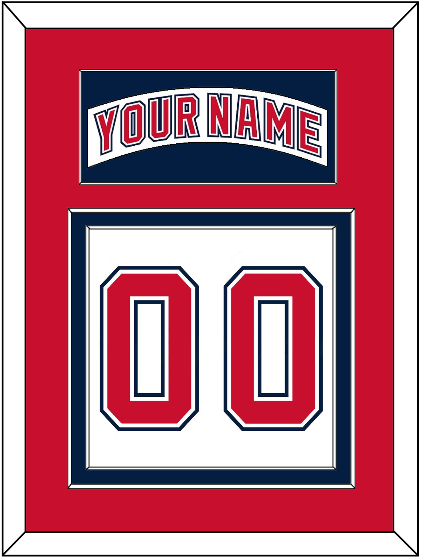 Florida Nameplate & Number (Back) - Road White (2003-2006) - Signature Tier 3