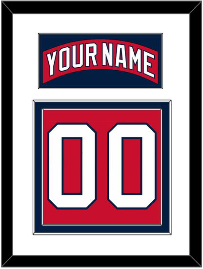 Florida Nameplate & Number (Back) - Road Red (1998-2003) - Signature Tier 1
