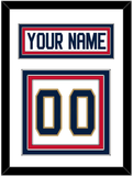 Florida Nameplate & Number (Back) - Road White - Triple Mat 1