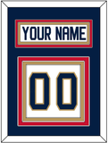 Florida Nameplate & Number (Back) - Road White - Triple Mat 4