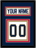 Florida Nameplate & Number (Back) - Road White - Triple Mat 4