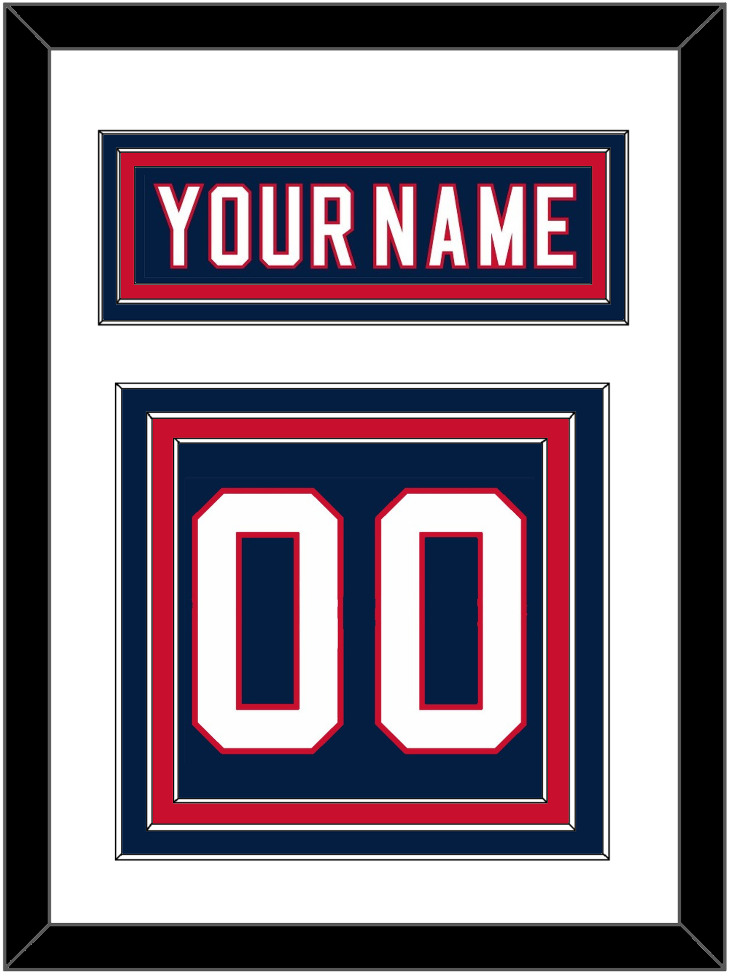 Florida Nameplate & Number (Back) - Home Blue (2006-2007) - Premier Tier 1