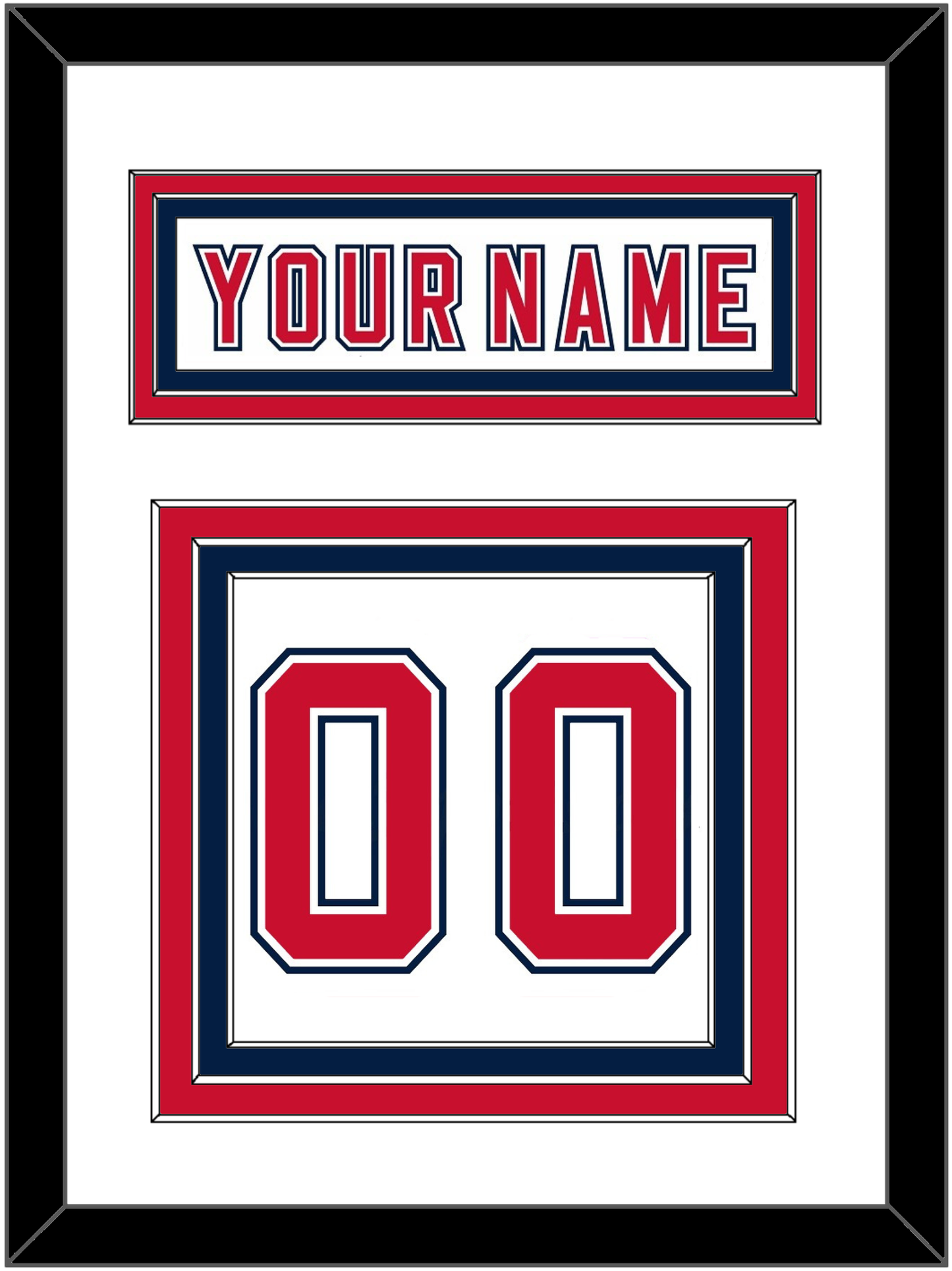 Florida Nameplate & Number (Back) - Road White (2006-2007) - Premier Tier 1