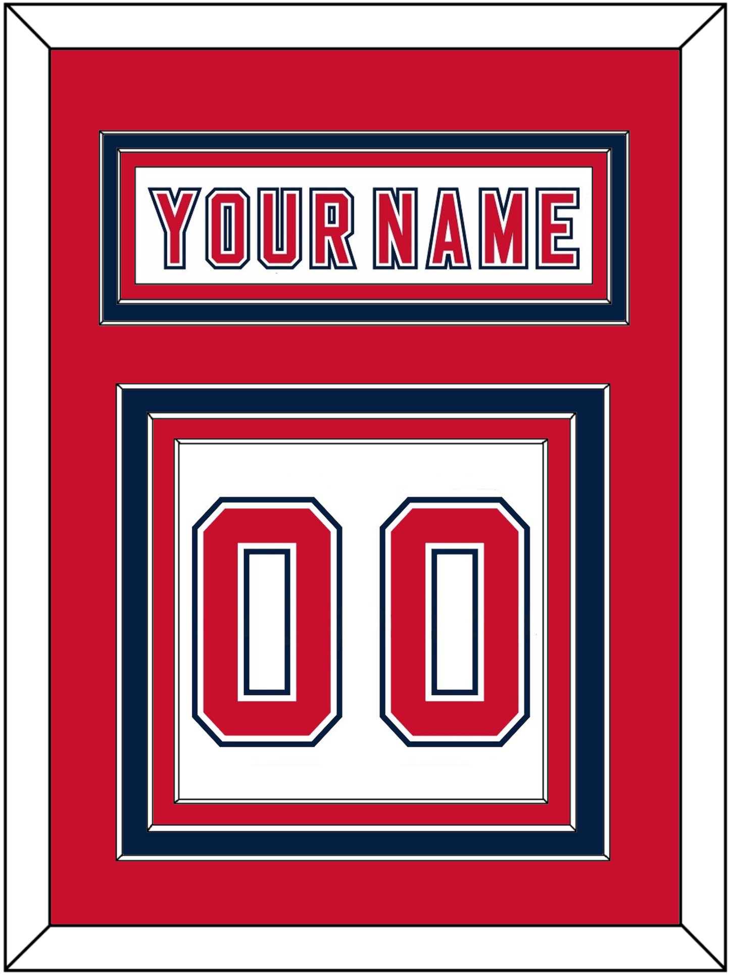 Florida Nameplate & Number (Back) - Road White (2006-2007) - Premier Tier 3